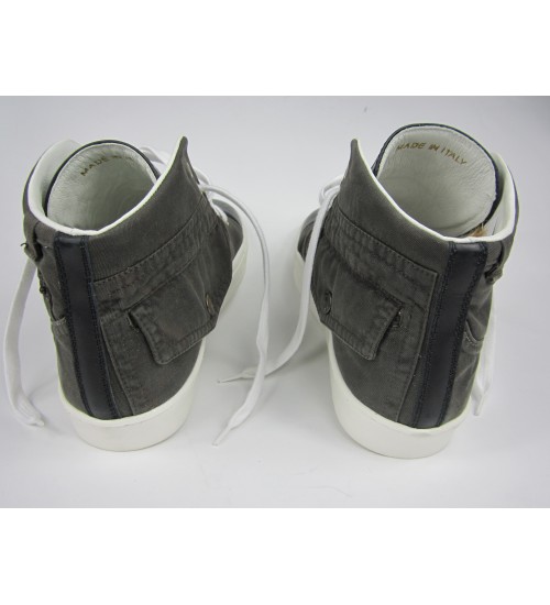 Deluxe handmade sneakers dark grey design